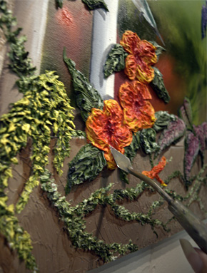 Michele Snell tromp l'oeil Texturing Style Example 3